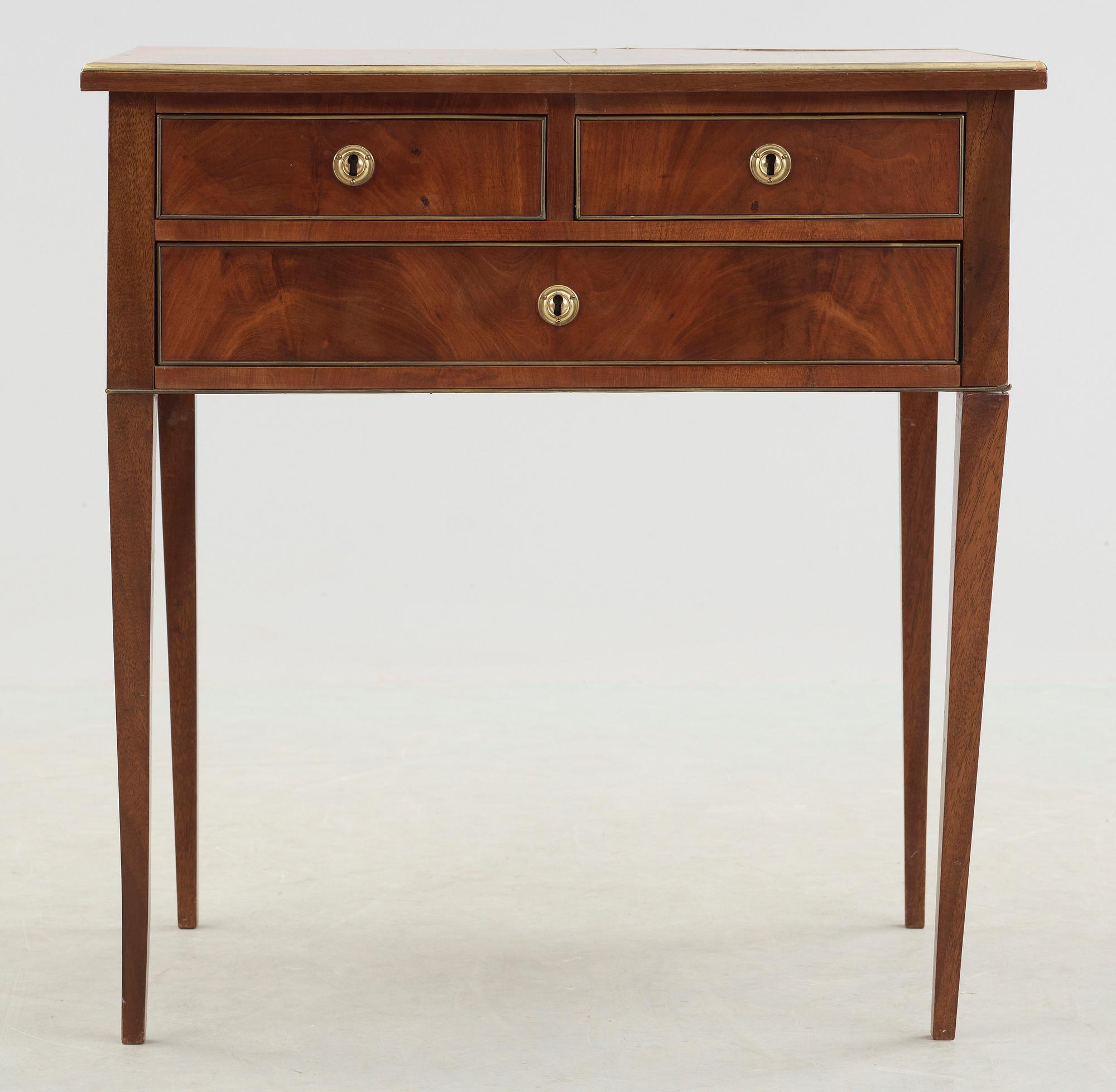 BORD, sengustaviansk stil, 1800-talets slut.