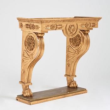 A Swedish Empire console table, first part of the 19th century.