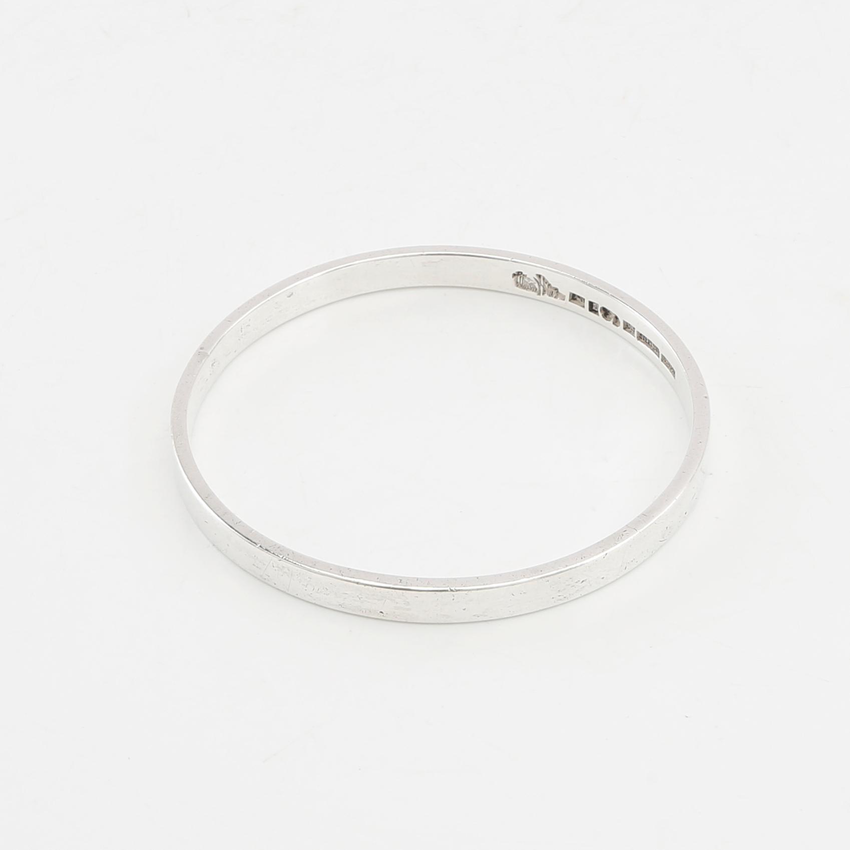 Wiwen Nilsson, armband sterling silver, Lund 1962.