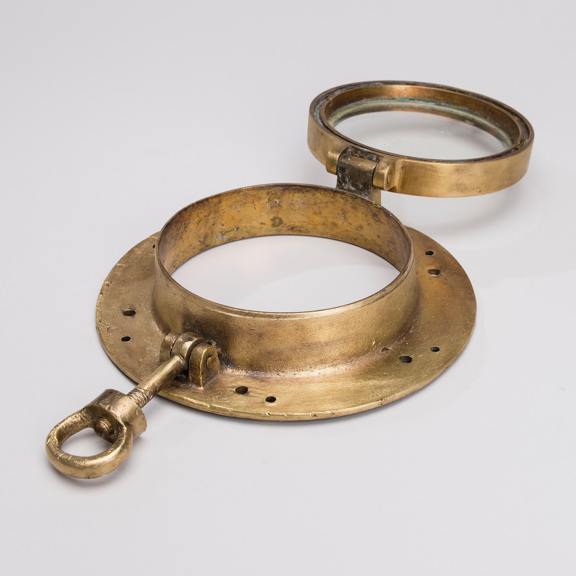 SKEPPSVENTIL, mässing, 1900-tal.
