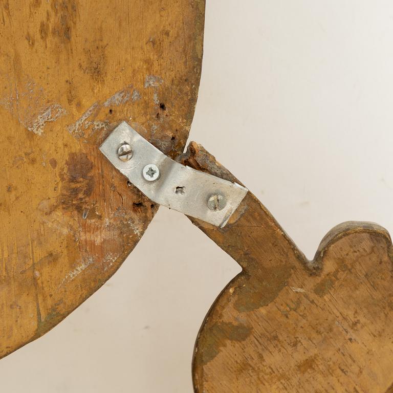 Mirror with console table, mid-19th century, 
Late Empire.