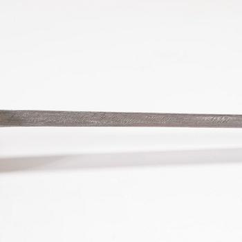 Sabre, Finnish, model 1927 (French model 1822) with scabbard.