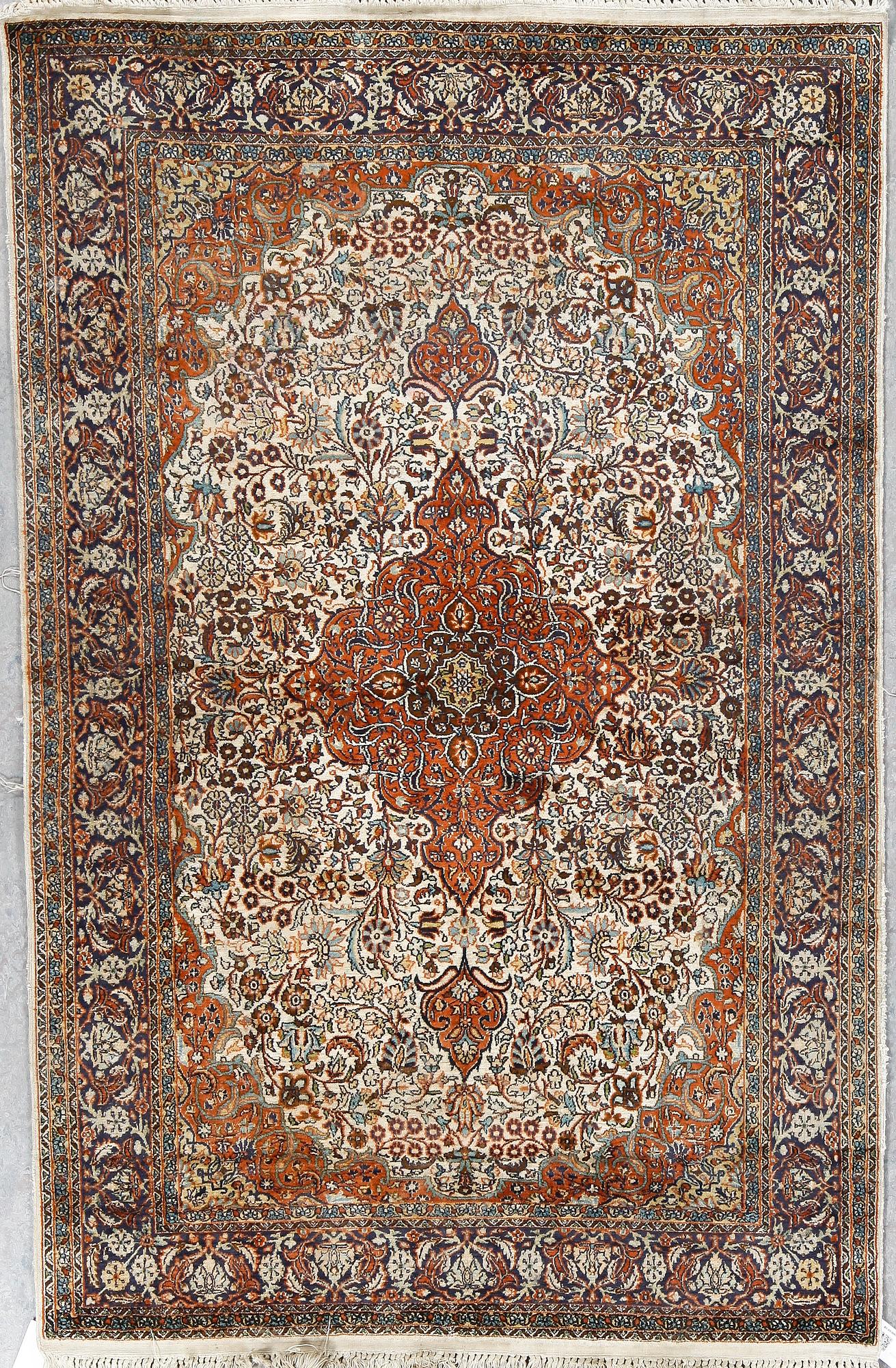 MATTA, Kashmir merceriserad bomull, ca 185x120.