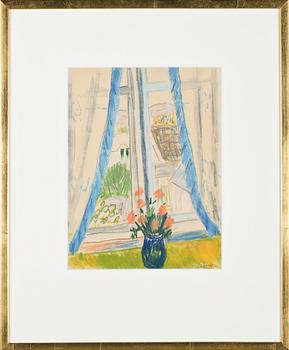 Knut Irwe · KNUT IRWE, pastell, signerad.