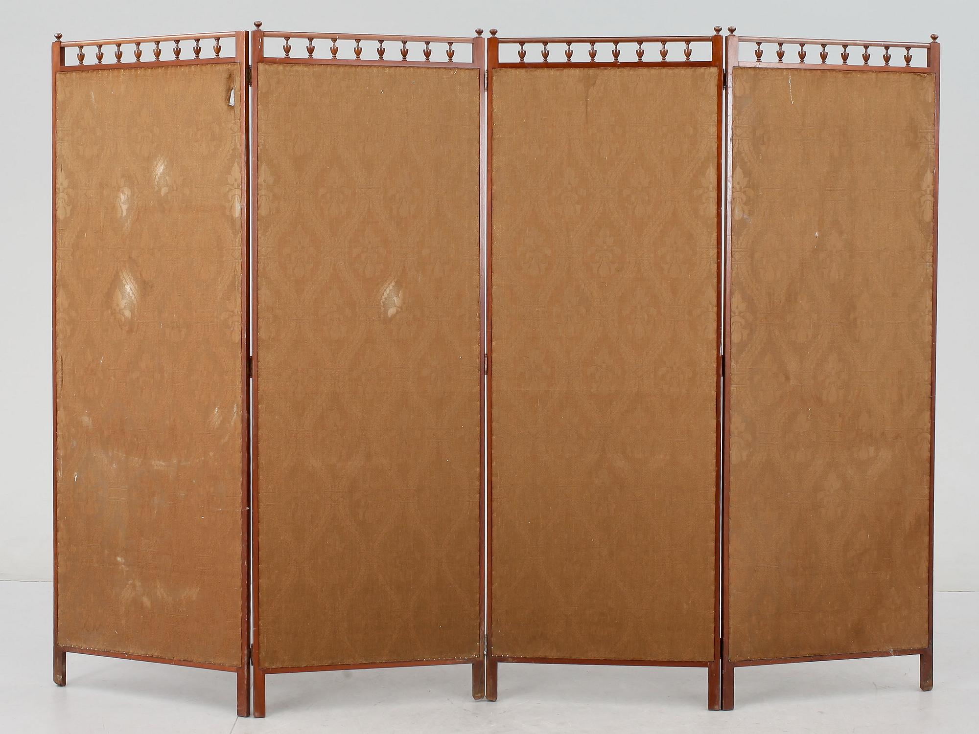 VIKSKÄRM, nyrenässans, sent 1800-tal.