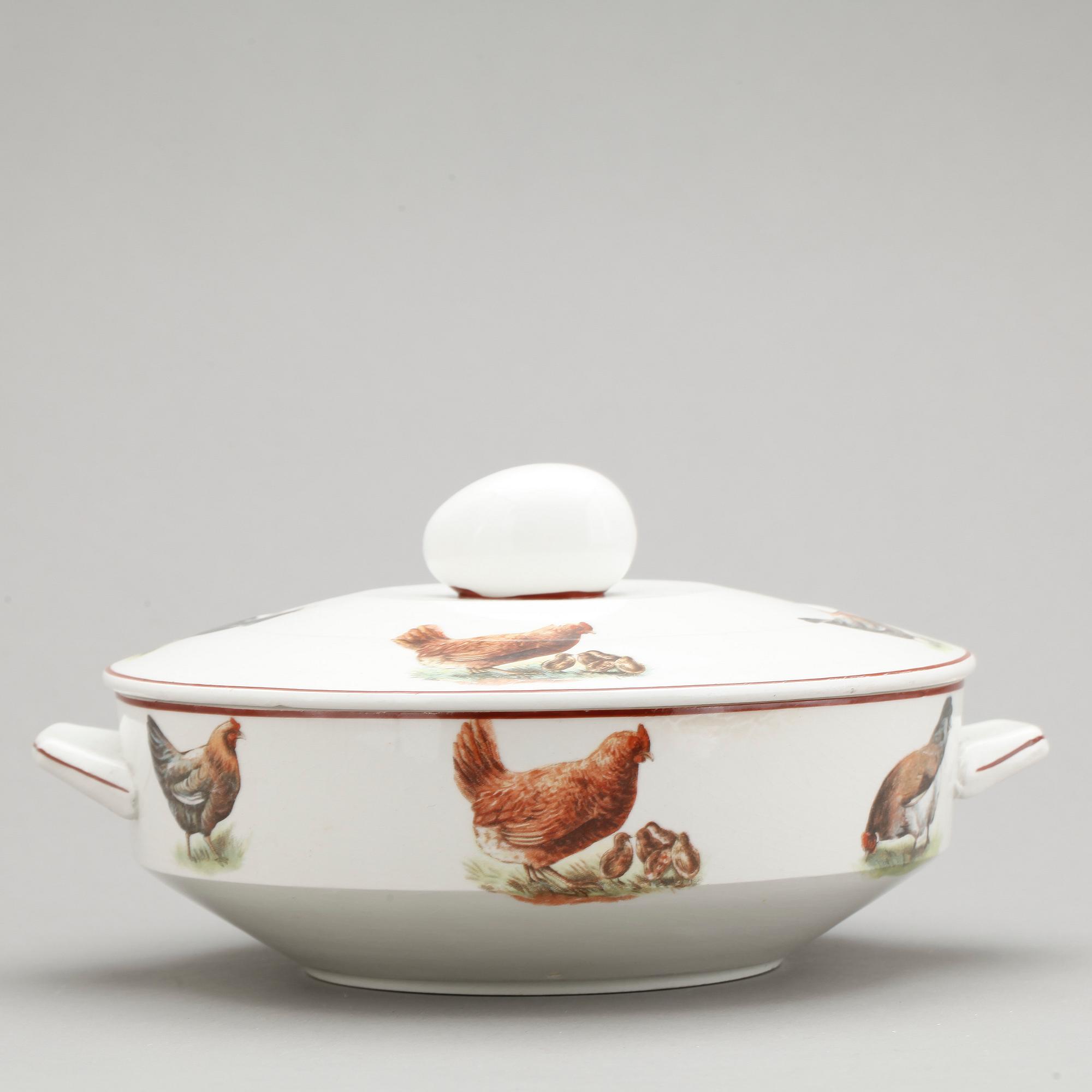 TERRIN för PÅSK, Gefle, 1920-tal, märkt undertill.