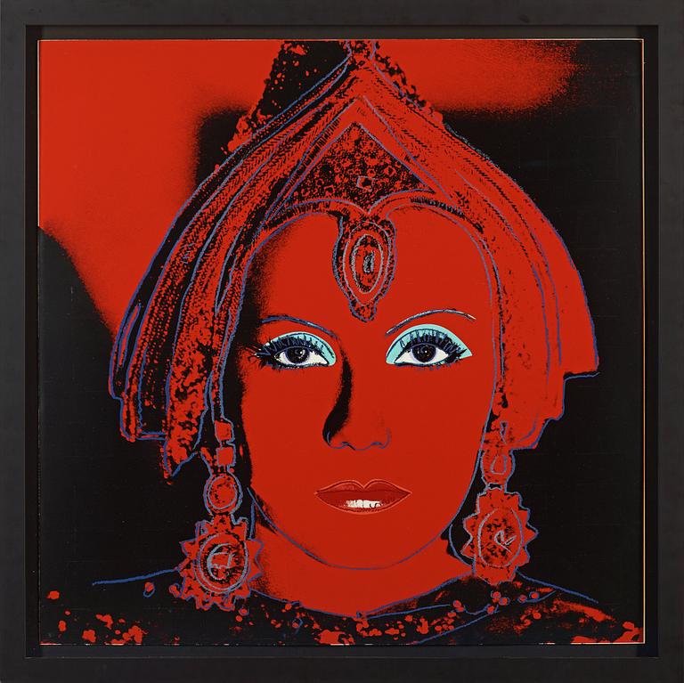 Andy Warhol, "The Star" (Greta Garbo), from: "Myths".