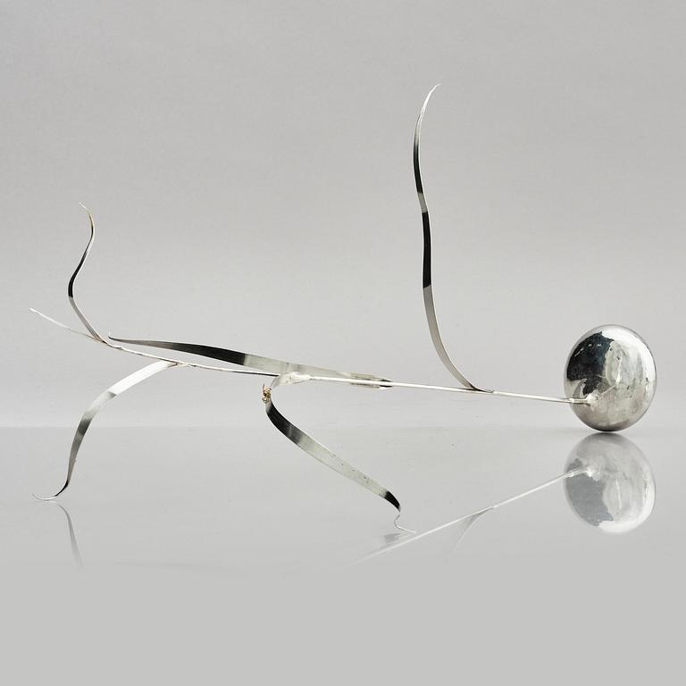 Olle Ohlsson, a sterling silver sculpture, Stockholm, Sweden 1998.