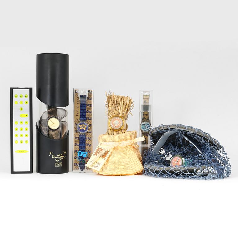 PARTI SWATCHKLOCKOR, 6st, 1990-tal.