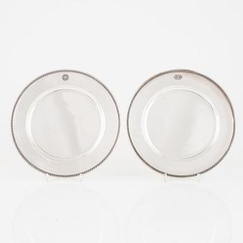 Atelier Borgila, fat, ett par, sterlingsilver, Stockholm 1954.