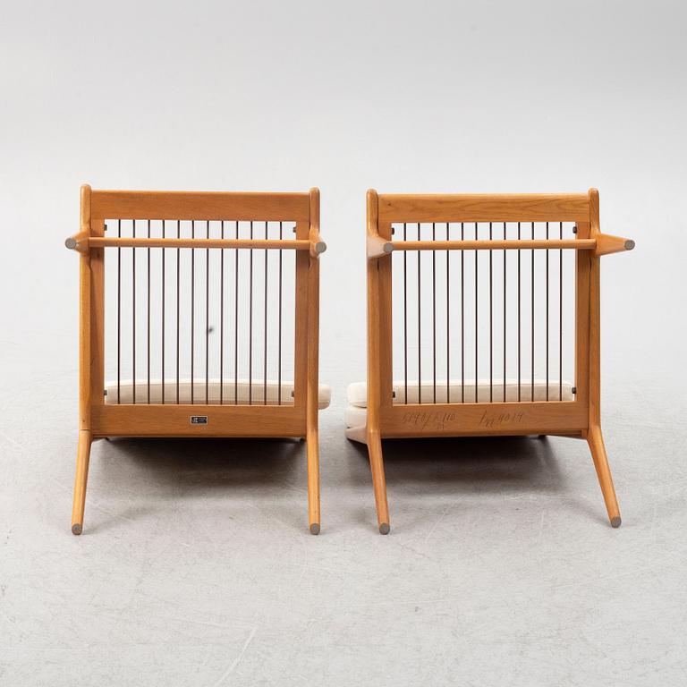 Karl Erik Ekselius, armchairs, a pair, JOC Vetlanda, 1Sweden 1960s.