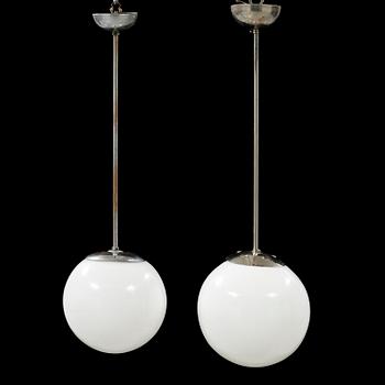 Two mid 20th century ceiling lamps.