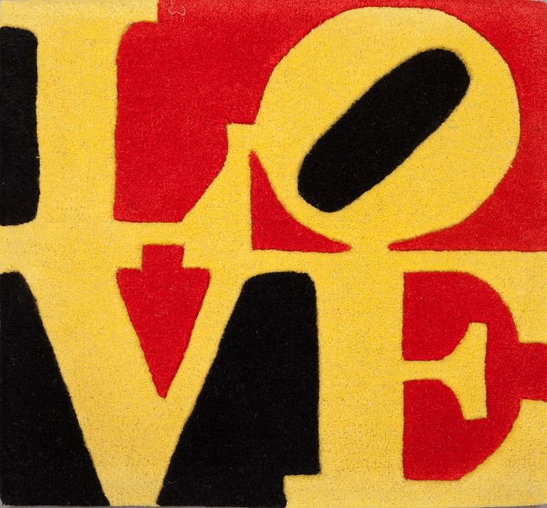 MATTA, "Love", Robert Indiana, utgiven av galerie f 2005, numerad 389/999.