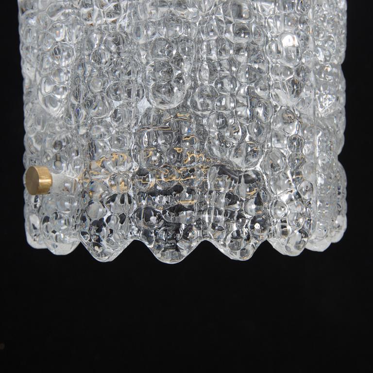 TAKLAMPA, Carl Fagerlund, Orrefors. Höjd 52 cm.