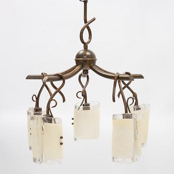 Paul Neuhaus, a ceiling lamp, Germany, late 20th century.