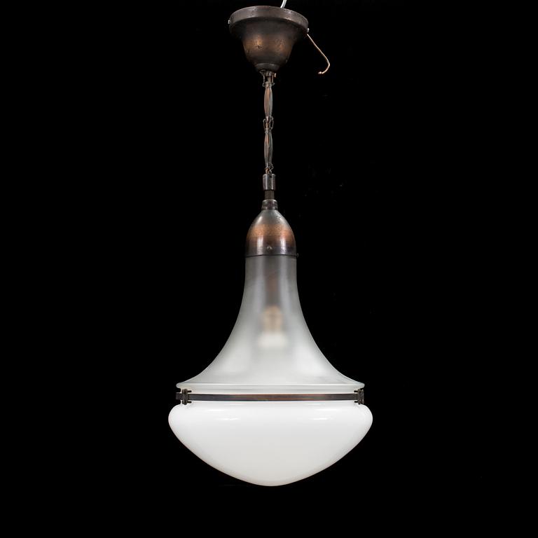 A Peter Behrens ceiling lamp "Luzette" for AEG.