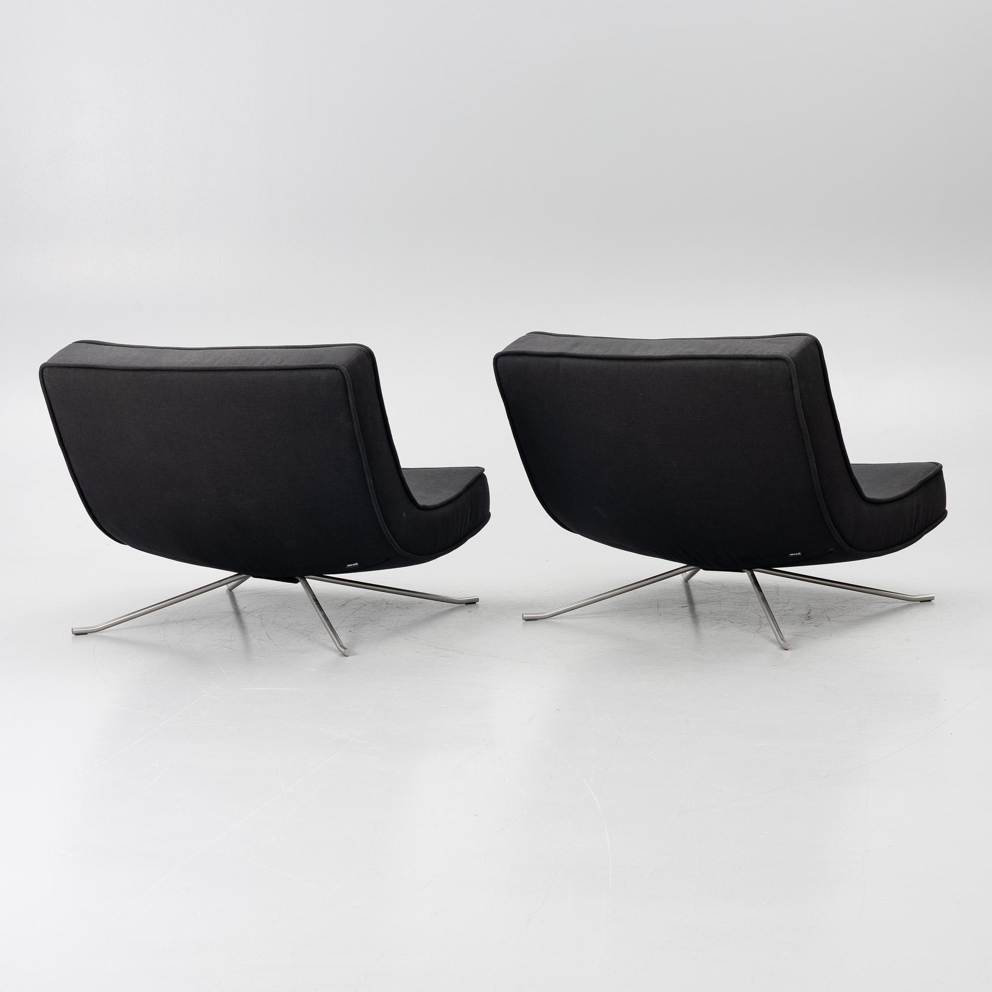 Christian Werner, armchairs, a pair, “Pop”, Ligne Roset, 2002.