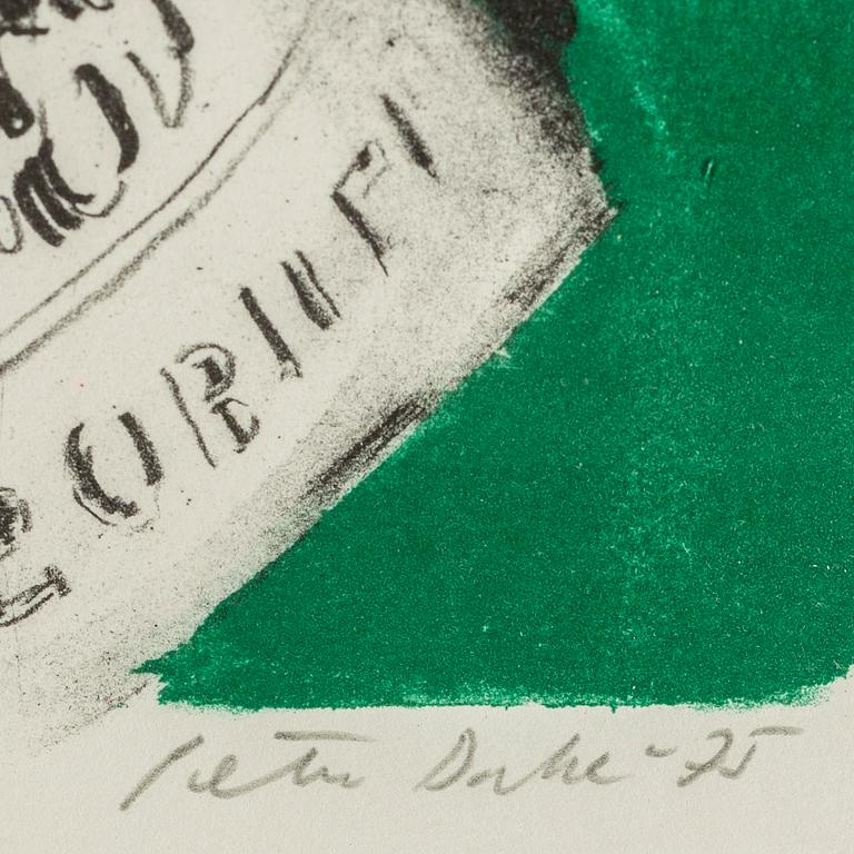 PETER DAHL, lithograph in colours, signed Peter Dahl, dated -75 and numbered 107/180 in pencil.