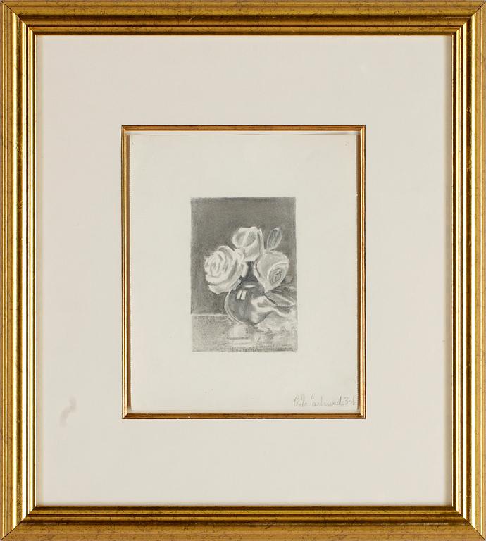 OTTO G CARLSUND, blyerts, sign.
