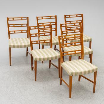 David Rosén, stolar, 6 st, "Futura", Nordiska Kompaniet, 1950-tal.