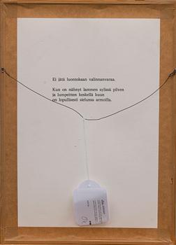 VÄINÖ ROUVINEN, akvatinta, signeerattu, päivätty 1980 ja numeroitu 64/100.