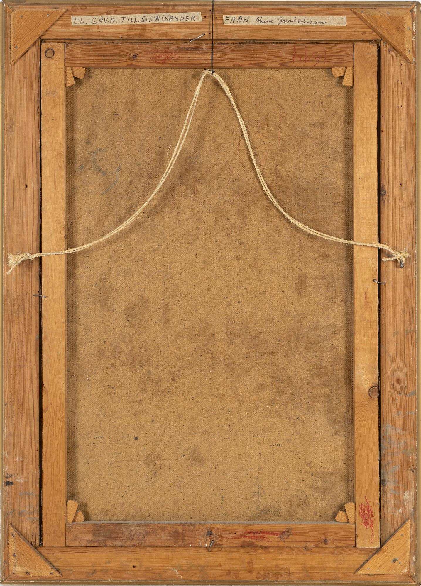 Severin Nilson, oil on canvas, signed.