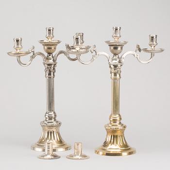 A COUPLE OF CANDELABRAS FROM IKEA "18th Century Swedish furniture at IKEA", 1990s.