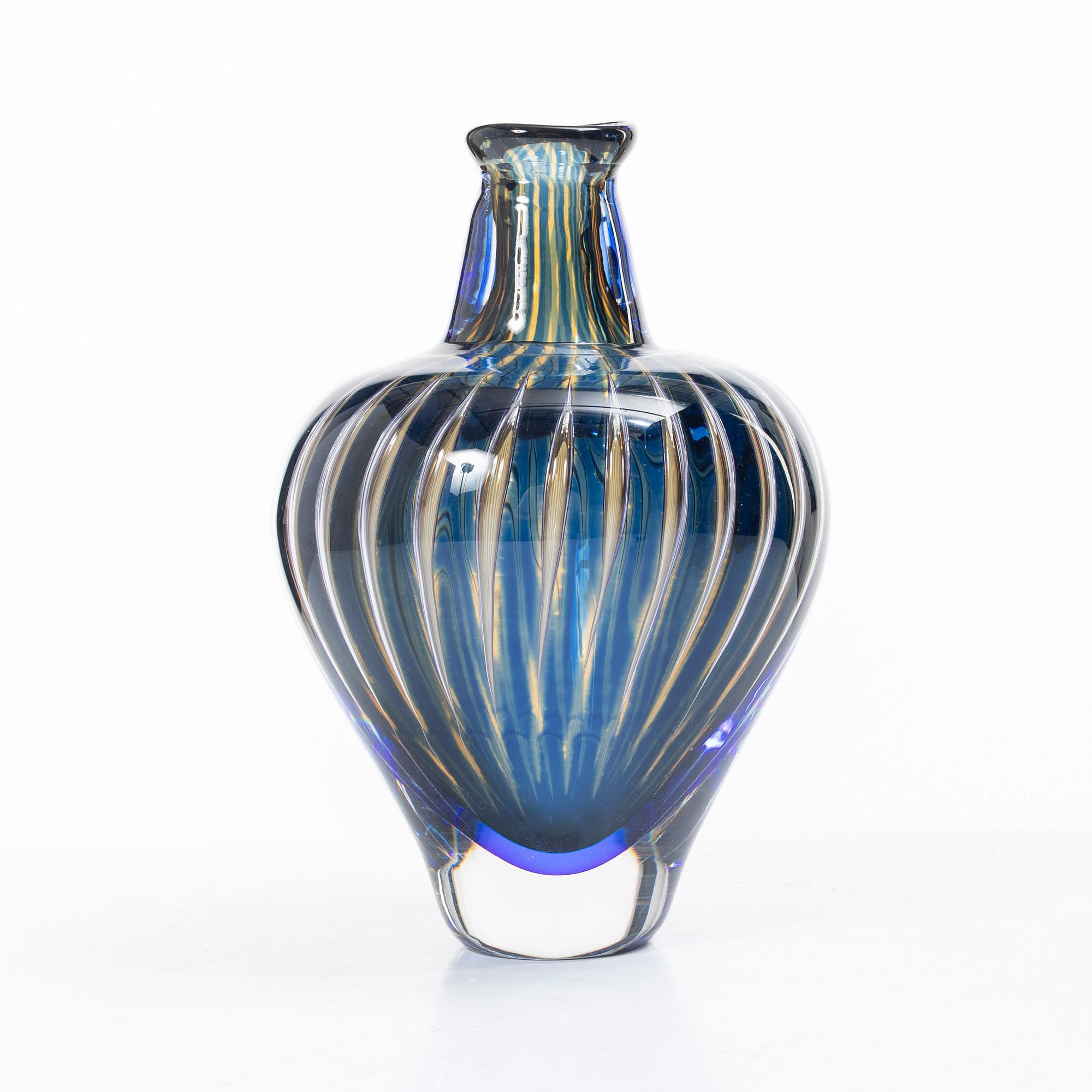 Edvin Öhrström, vas, glas, "Ariel", Orrefors.