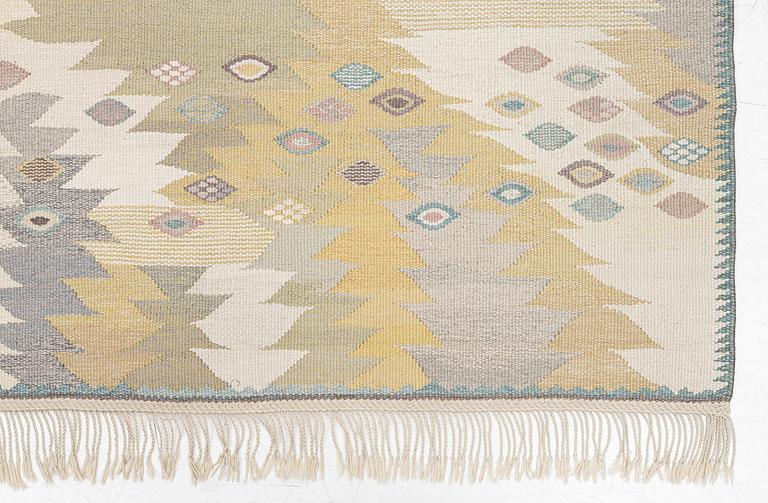 Barbro Nilsson, a 'Tånga ljus' carpet, tapestry weave, c. 319 x 238 cm, signed AB MMF BN.