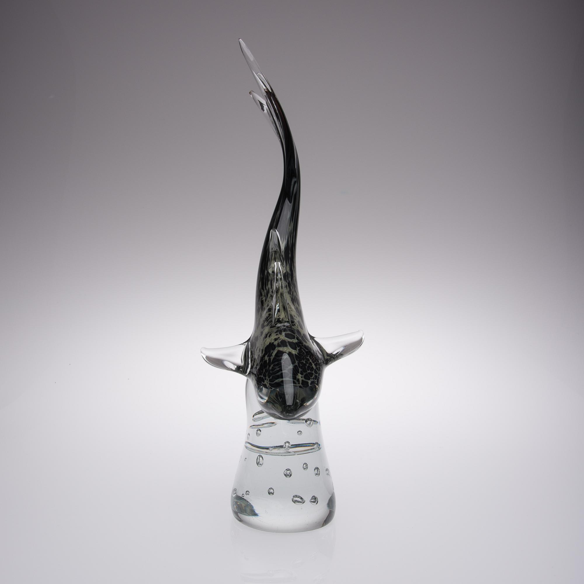 SKULPTUR, FM Konstglas, Ronneby, 1900-talets andra hälft.