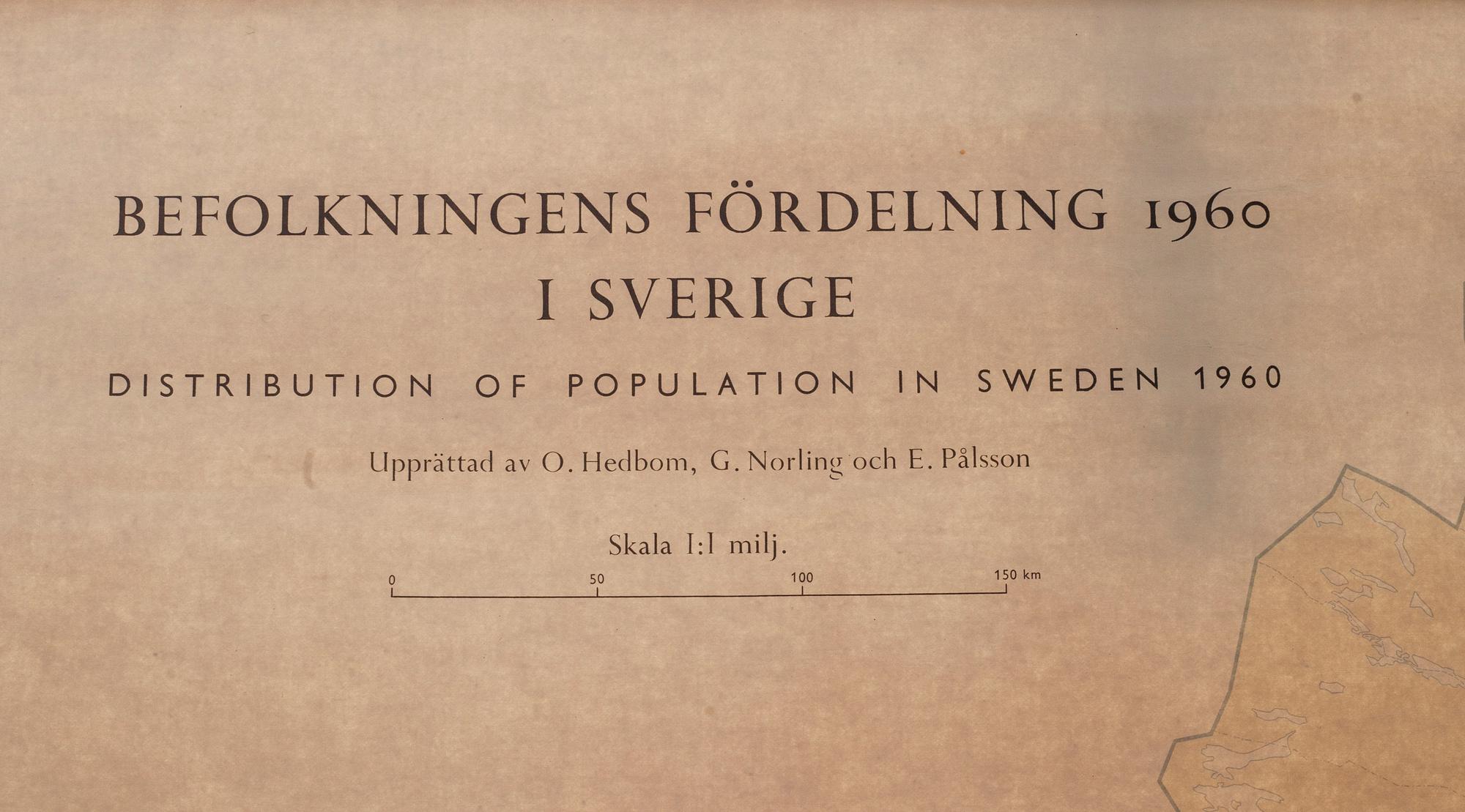 SKOLKARTOR, "Sverige" resp "Öresund". 1900-talets andra hälft.