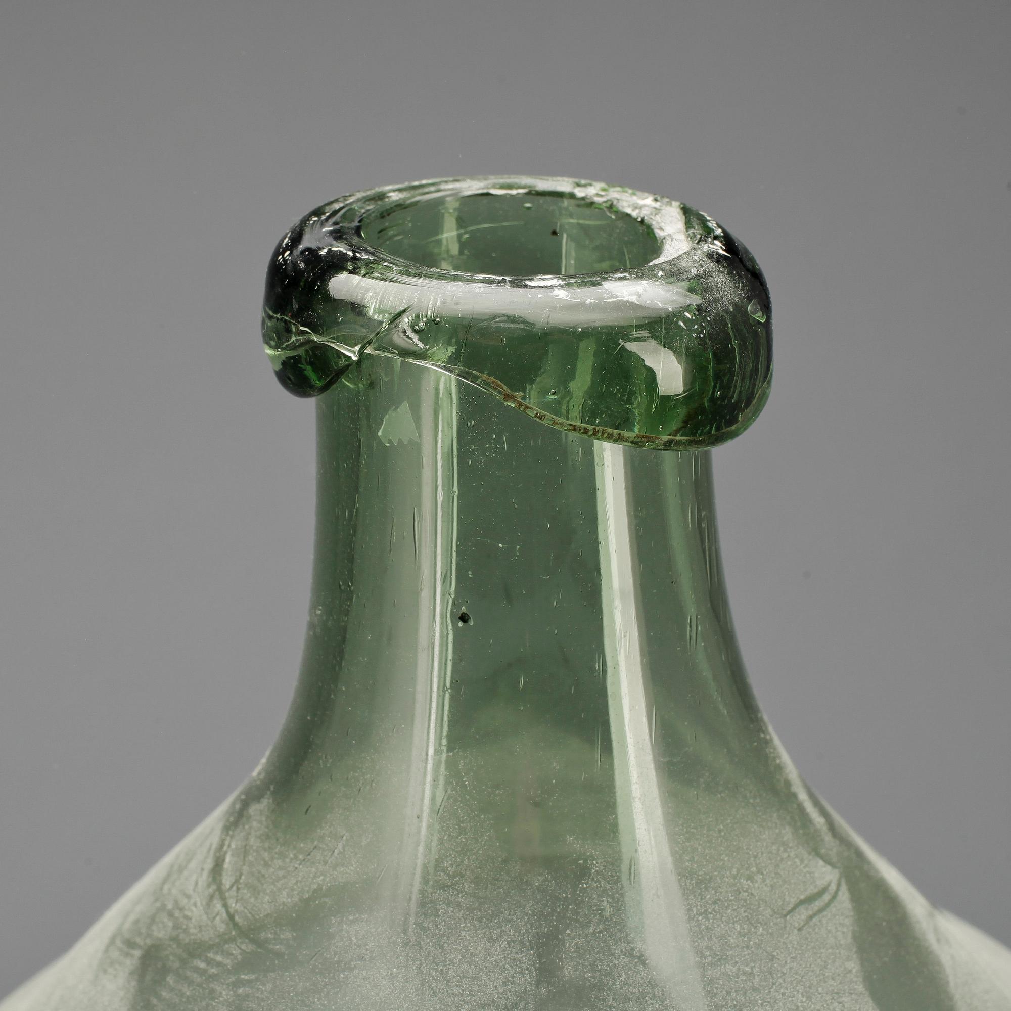 FLASKA, glas, 1800-tal.