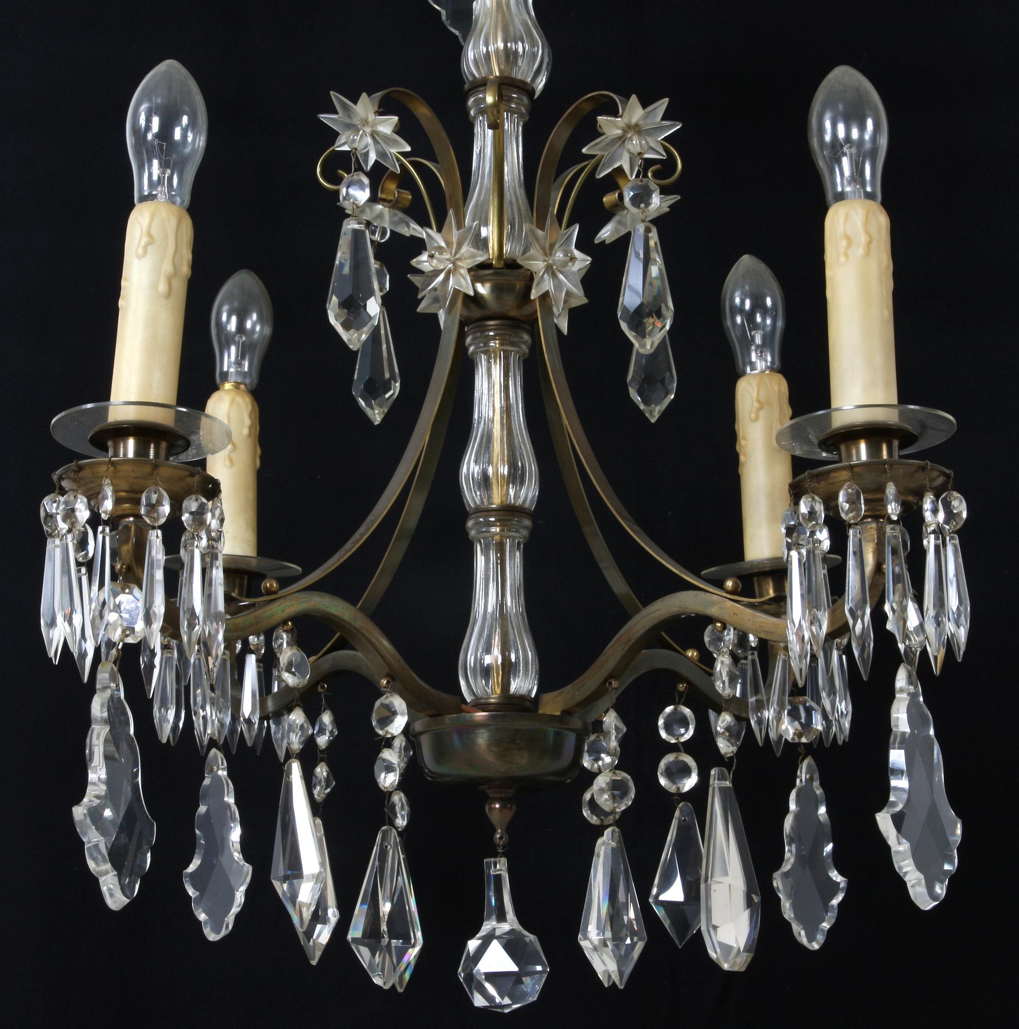 LJUSKRONA, barockstil, 1900-tal. H 75.