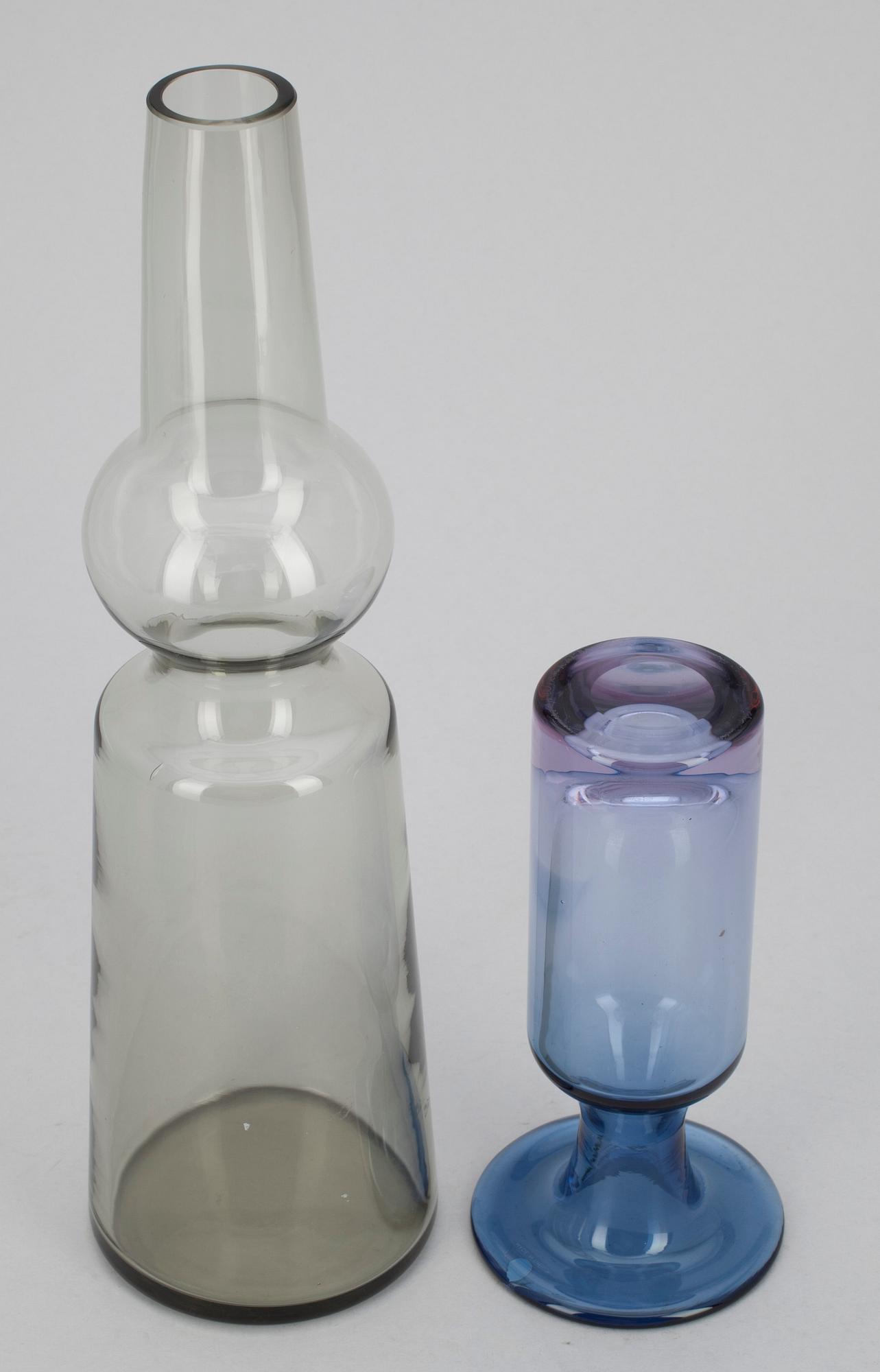 TAPIO WIRKKALA, karaff samt vas, glas, Iittala.