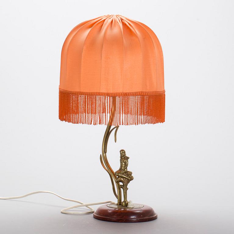 BORDSLAMPA, 1900-talets mitt.
