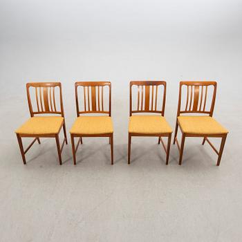 Chairs, 4 pcs, AB Linde Nilsson, Lammhult, 1960s/70s.