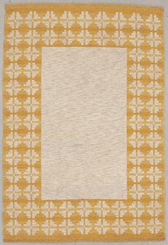 MATTA, dubbelsidig, 1900-talets mitt/andra hälft. Ca 200 x 135 cm.