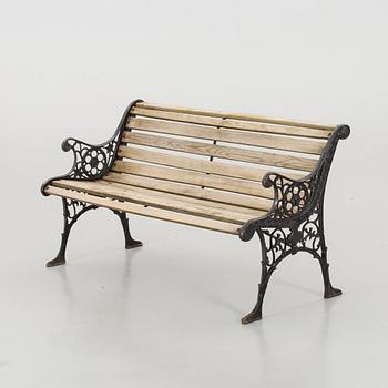 TRÄDGÅRDSBÄNK, gjutjärn, 1900-talets slut.