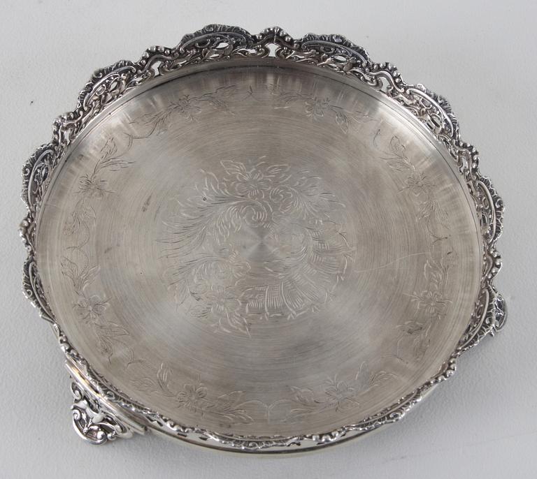 SKÅLFAT, silver och nysilver.