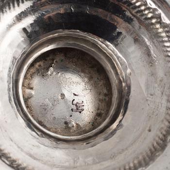 John Langlands I & John Robertson I, bägare, silver, Newcastle, England 1785.