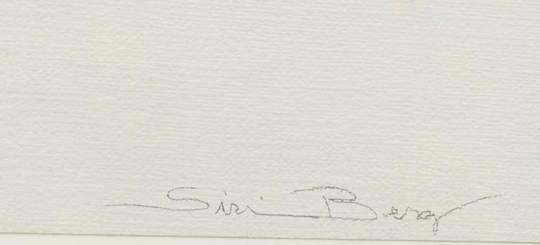 Siri Berg, "Study #4" for "Kabala" series.