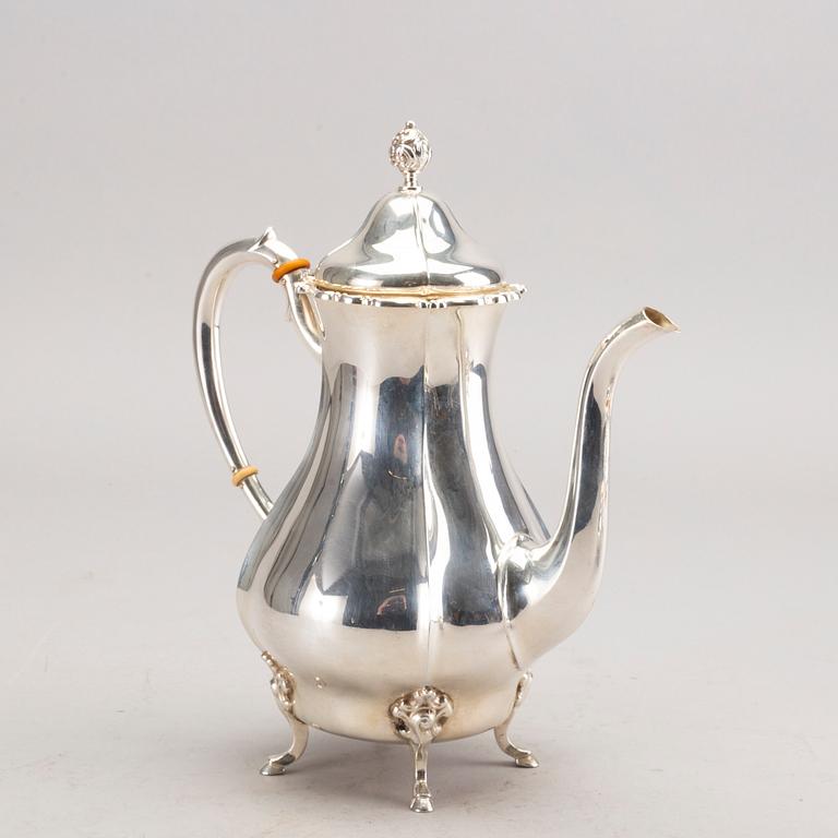 KAFFESERVIS, 3 delar, silver, K Andersson, 1936.