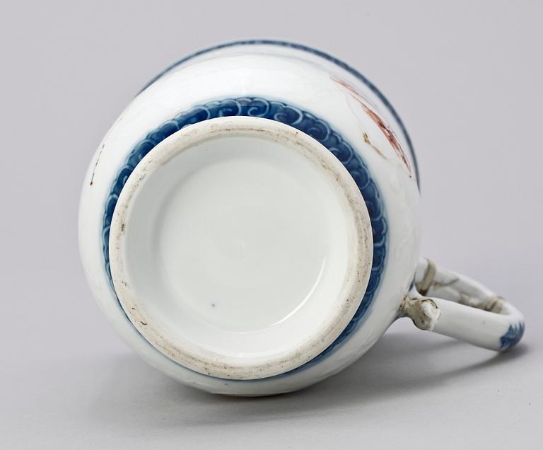PARTI PORSLIN, 5 delar, Kina, bla 1700-tal.