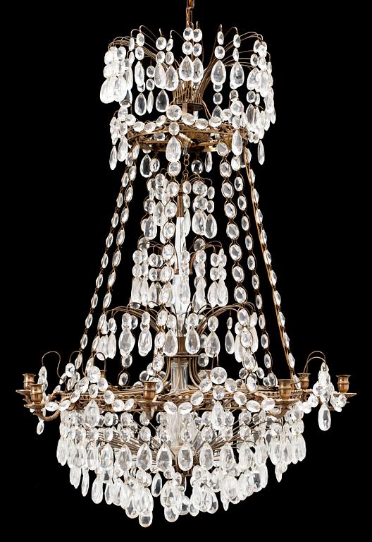 LJUSKRONA, gustaviansk stil, "Hagamodellen", 1900-talets mitt. H 96.