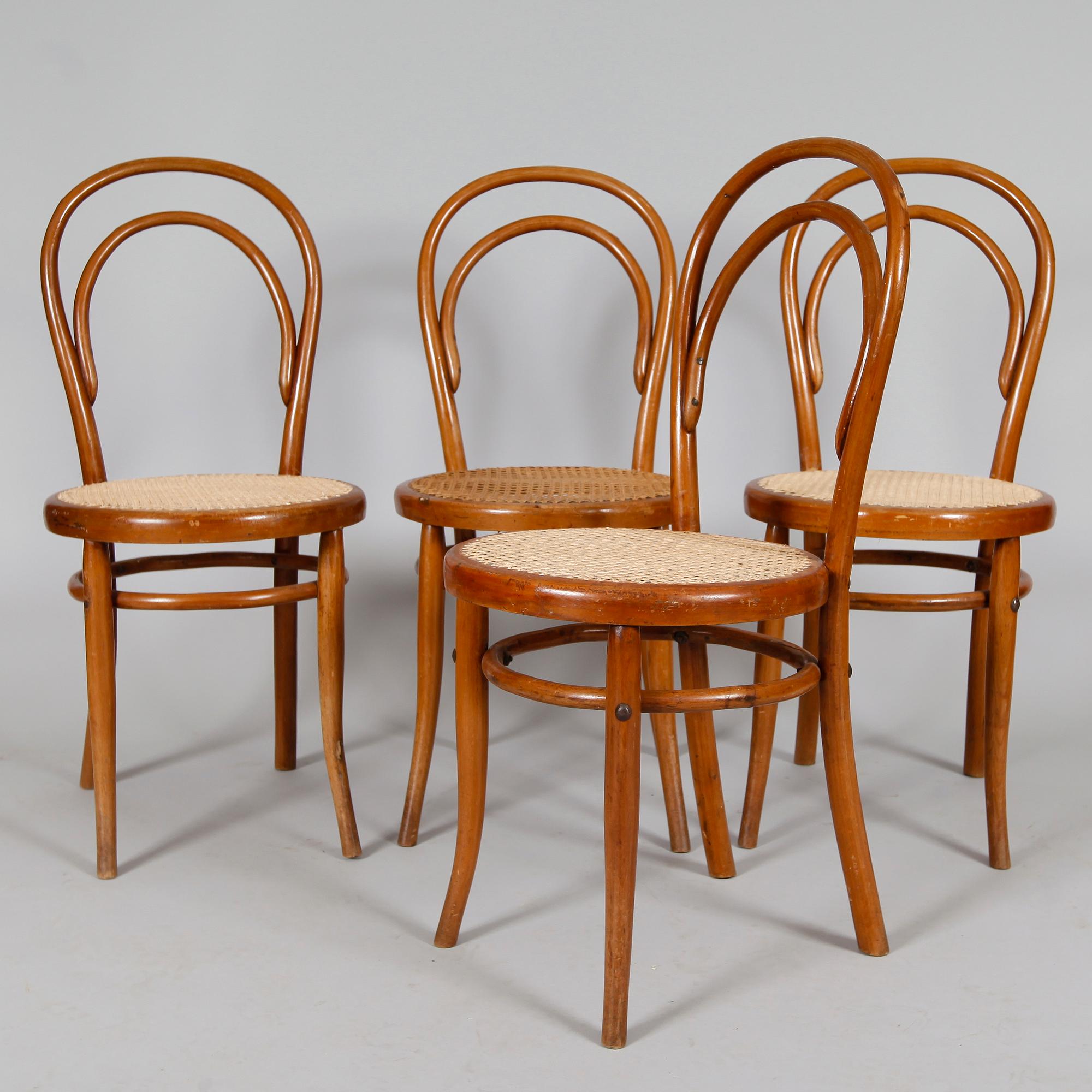 STOLAR, 4 st, Thonettyp, tidigt 1900-tal.