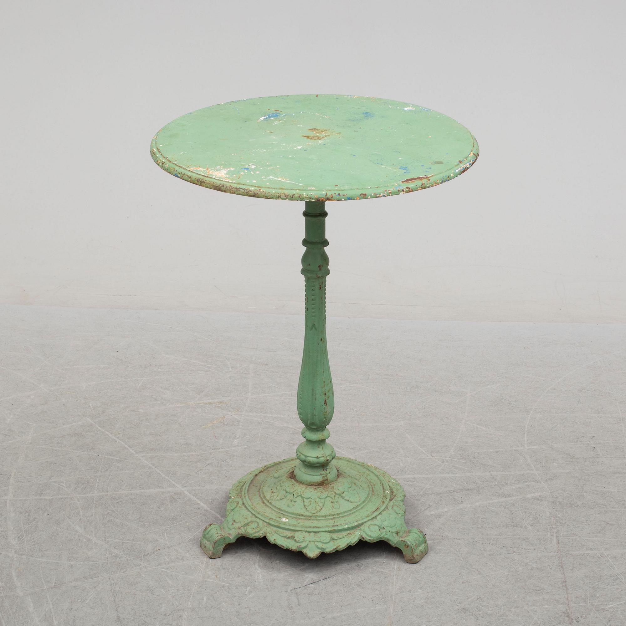 BORD, gjutjärn, omkring 1900.