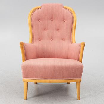 Carl Malmsten, armchair "Vår Fru", OH Sjögren, late 20th century.