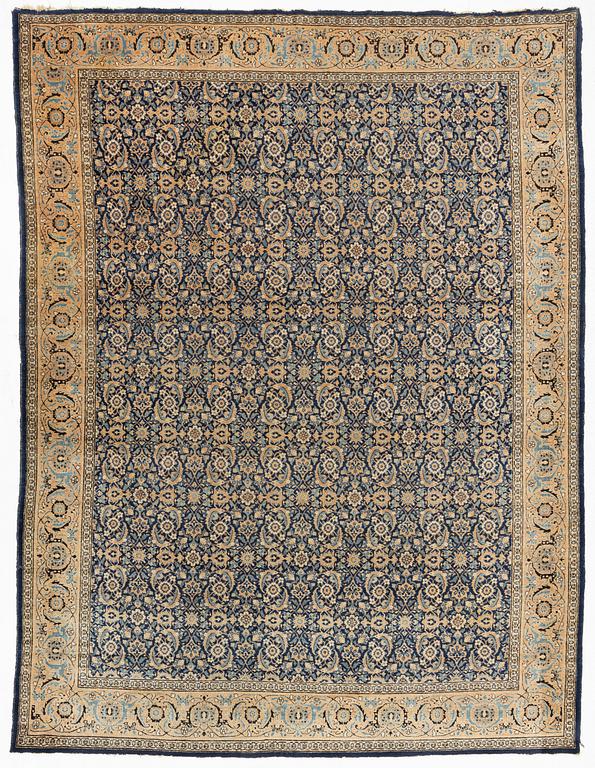 Matta, semiantik/old, Täbriz/Sarouk, ca 391 x 299 cm.