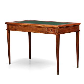 56. A late Gustavian late 18th century games table.