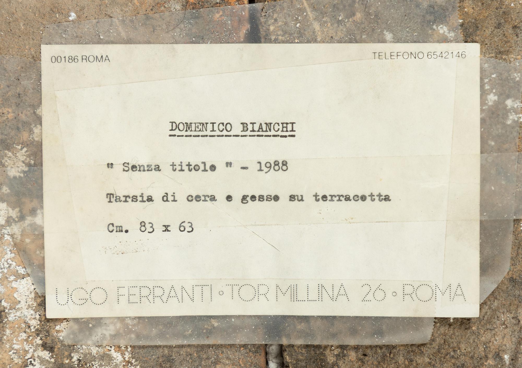 Domenico Bianchi, "Sensa titolo".